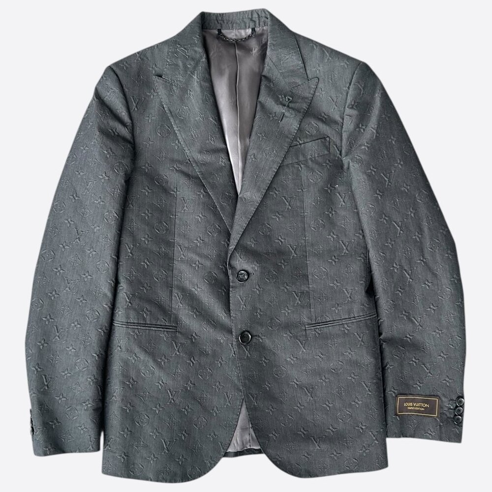 Louis Vuitton Black Monogram Blazer Jacket